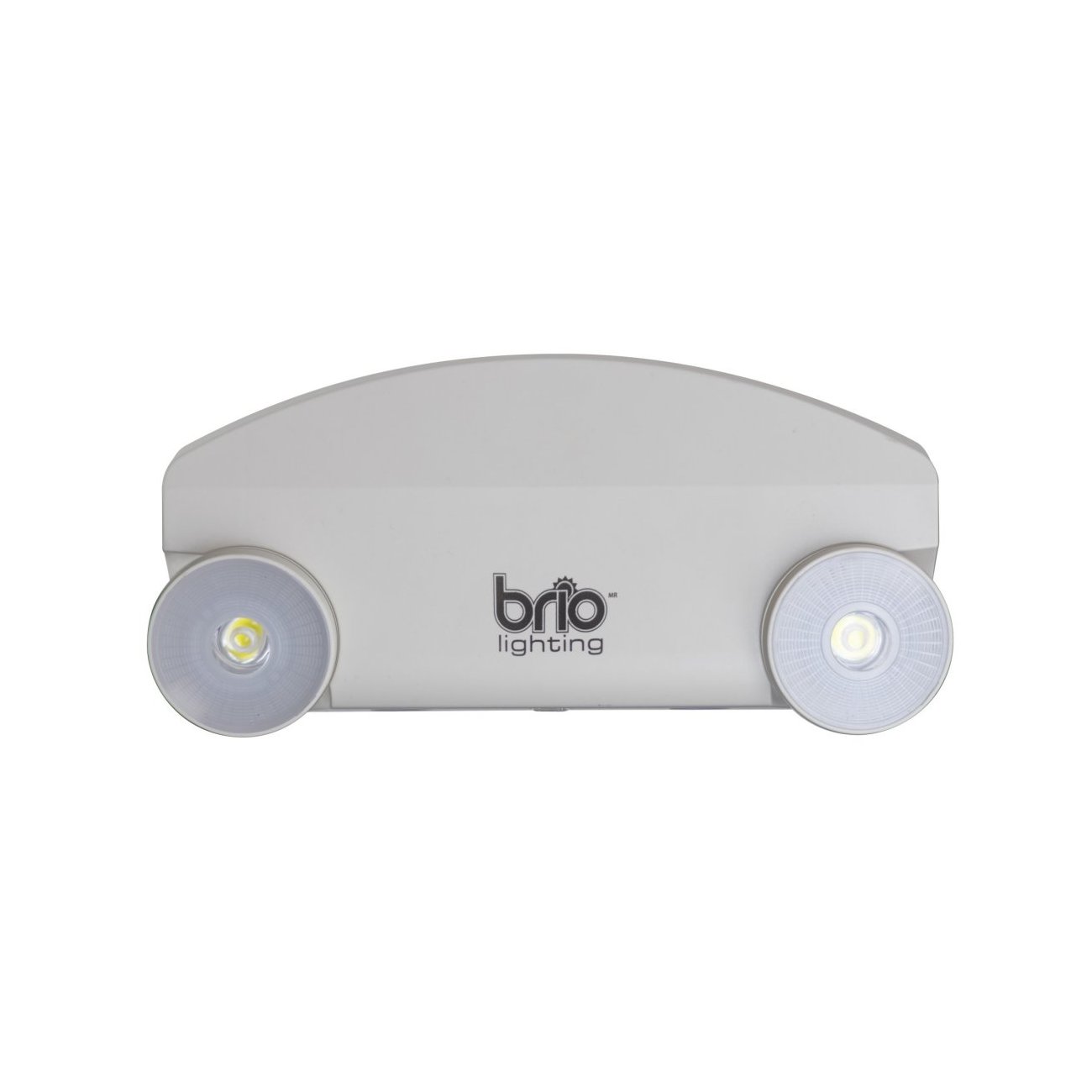 Lámpara de emergencia - LED integrado - 2W - Cabezas dirigibles