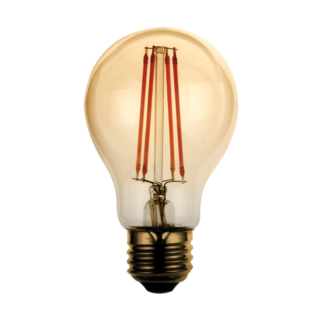 Bombilla LED de filamento - Dimeable - 6W - luz ámbar