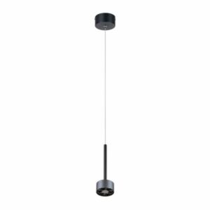 Lámpara de suspender ZAVI I - 9W - Acabado negro/gris - Luz cálida