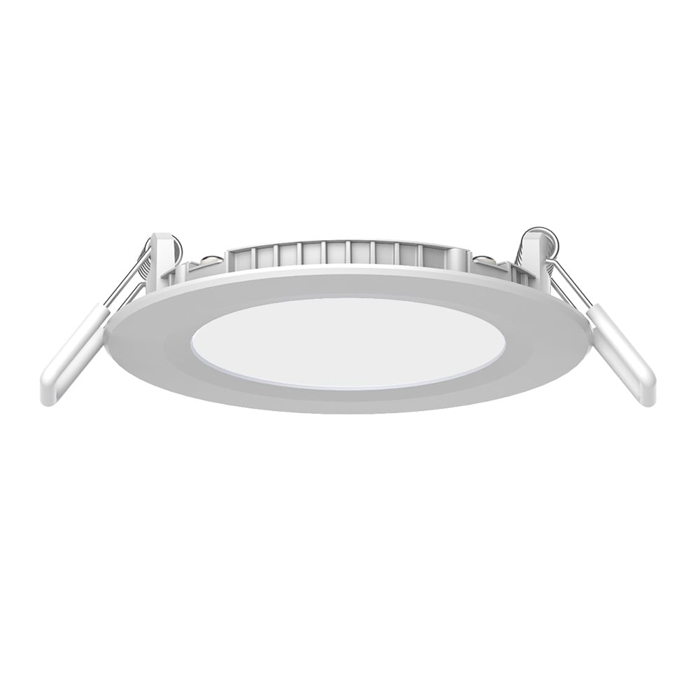 Ojo de buey empotrable LED - 9W - Acabado blanco - Luz cálida