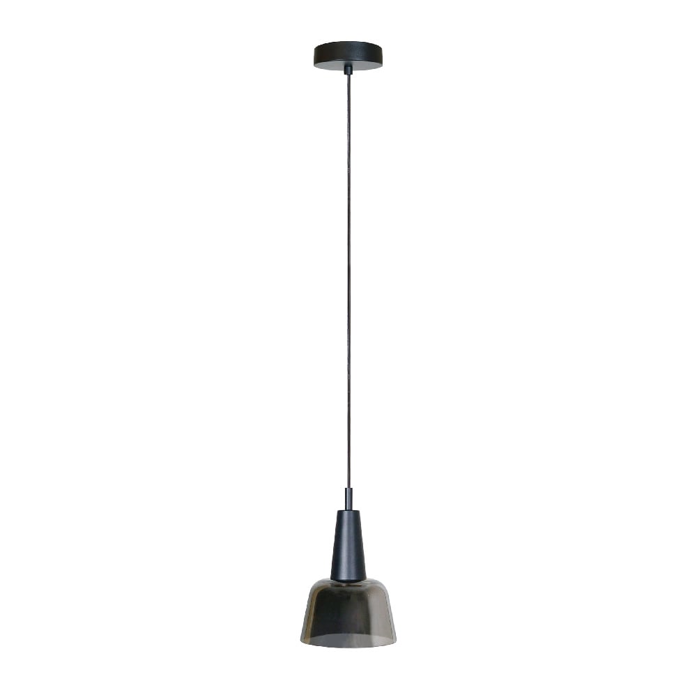 Lámpara de suspender BUBUP - 10.5W - Acabado cristal/Canope negro - Luz cálida