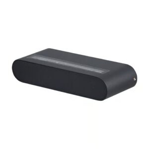 Lámpara de pared exterior - LED Integrado - 10W - Luz cálida - Acabado negro