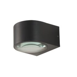 Lámpara de pared exterior - LED Integrado - 10W - Luz cálida - Acabado negro
