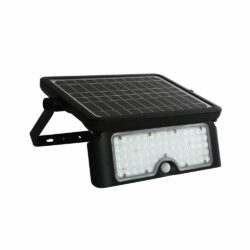 Lámpara solar reflector - Todo en uno - 10W - Luz fría