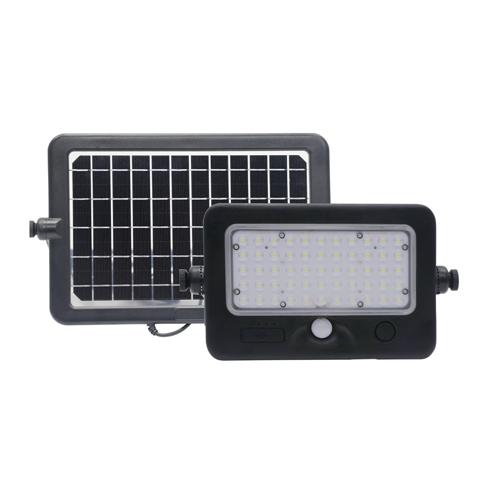 Lámpara solar reflector - Todo en uno - 10W - Luz fría