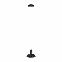 Lámpara de suspender BELEL I - 12W - Acabado negro - Luz cálida