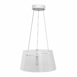 Lámpara de suspender AKRIL I - 12W - Acabado blanco - Luz cálida