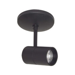 Reflector de sobreponer dirigible LED - 12W - Acabado negro - Kelvin seleccionable