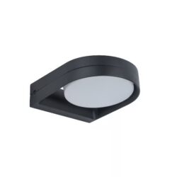 Lámpara de pared exterior - LED Integrado - 14W - Luz cálida - Acabado gris oscuro