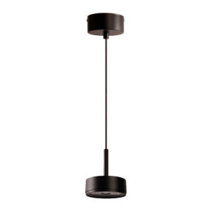 Lámpara de suspender TOLIMAN - 15W - Acabado negro - Luz cálida