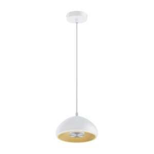 Lámpara de suspender MUSCA - 15W - Acabado blanco - Luz cálida
