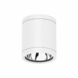 Cilindro de sobreponer LED - 15W - Acabado blanco - Luz blanca configurable
