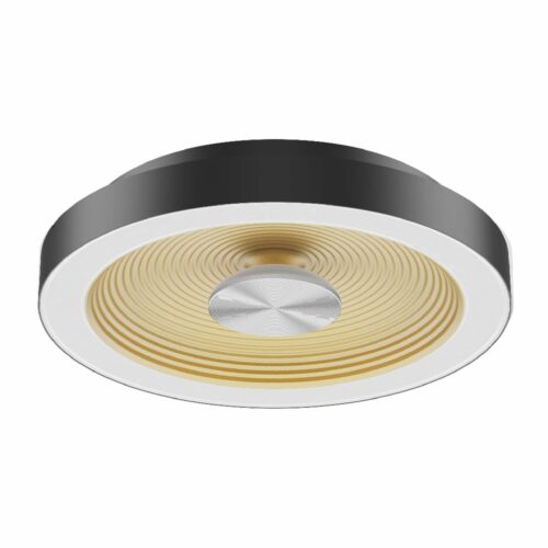 Plafón LED de sobreponer - 18W - Acabado negro - Kelvin seleccionable