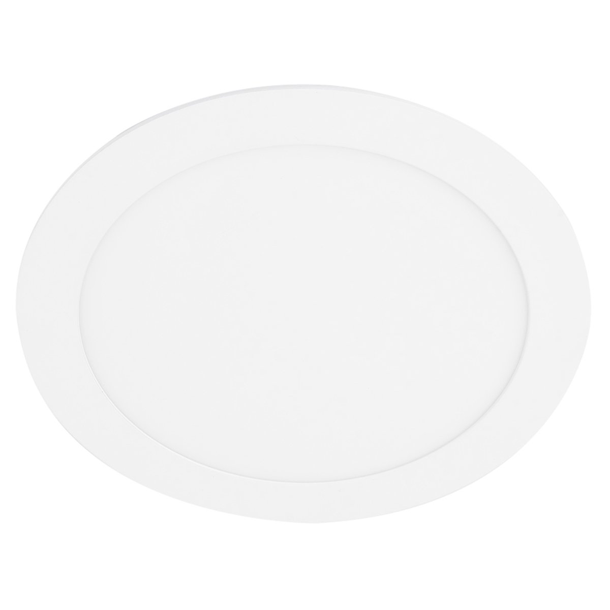 Ojo de buey empotrable LED - 18W - Acabado blanco - Luz templada