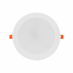Ojo de buey empotrable LED - 18W - Acabado blanco - Luz cálida