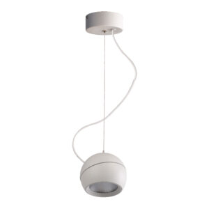 Lámpara de suspender TUPA - 20W - Acabado blanco - Luz cálida