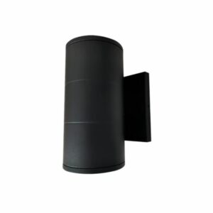 Lámpara de pared exterior - LED Integrado - 24W - Luz cálida - Acabado negro