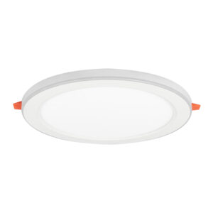 Ojo de buey empotrable LED - 24W - Acabado blanco - Kelvin seleccionable