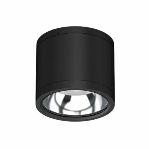 Cilindro de sobreponer LED - 25W - Acabado negro - Kelvin seleccionable