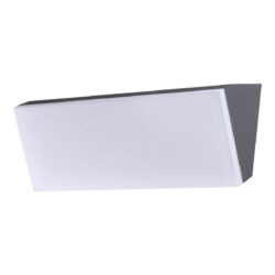Lámpara de pared exterior - LED Integrado - 30W - Luz cálida - Acabado gris