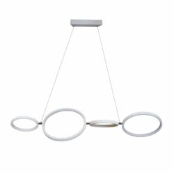 Lámpara de suspender AUREAL - 33W - Acabado blanco - Luz cálida