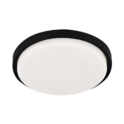 Plafón LED de sobreponer - 35W - Acabado negro - Luz fría