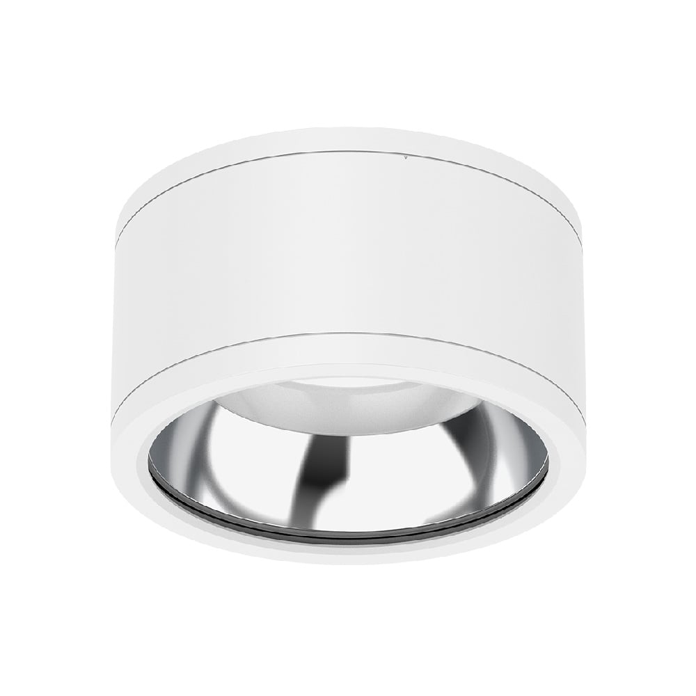 Cilindro de sobreponer LED - 35W - Acabado blanco - Luz blanca configurable