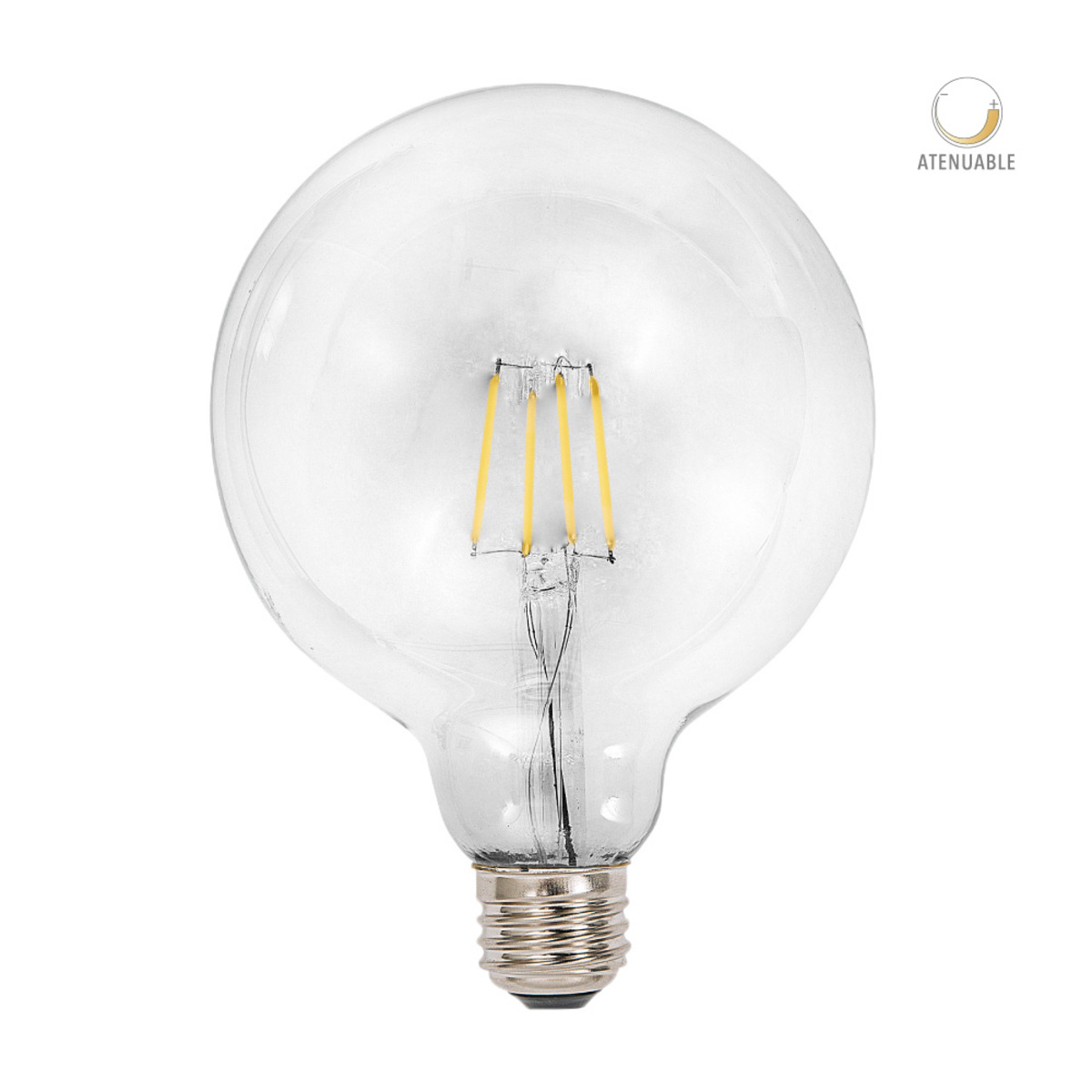 Bombilla Globo LED filamento - 4.5W - luz cálida