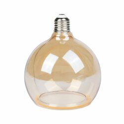 Bombilla LED Globo filamento - 4W - luz ámbar