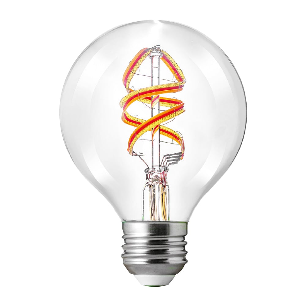 Bombilla LED Filamento Globo G25 - Dimeable - 4.5W - Luz cálida