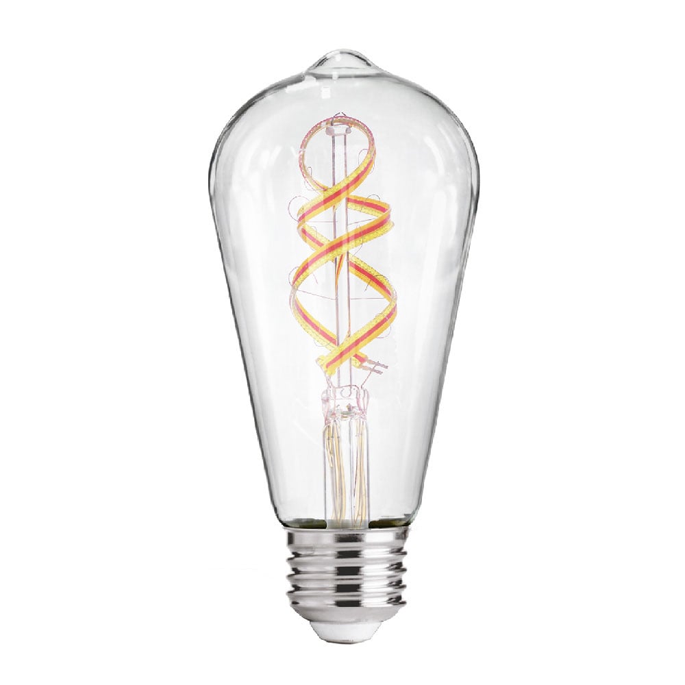Bombilla LED filamento ST64 - Dimeable - 4.5W - Luz cálida