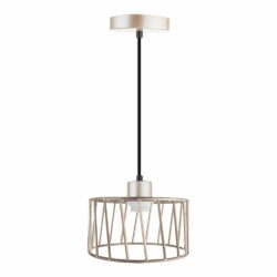 Lámpara de suspender KOEIA III - 1 luz E27 - Acabado dorado