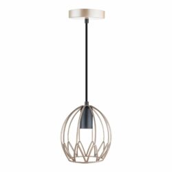 Lámpara de suspender KITAL I - 1 luz E27 - Acabado dorado