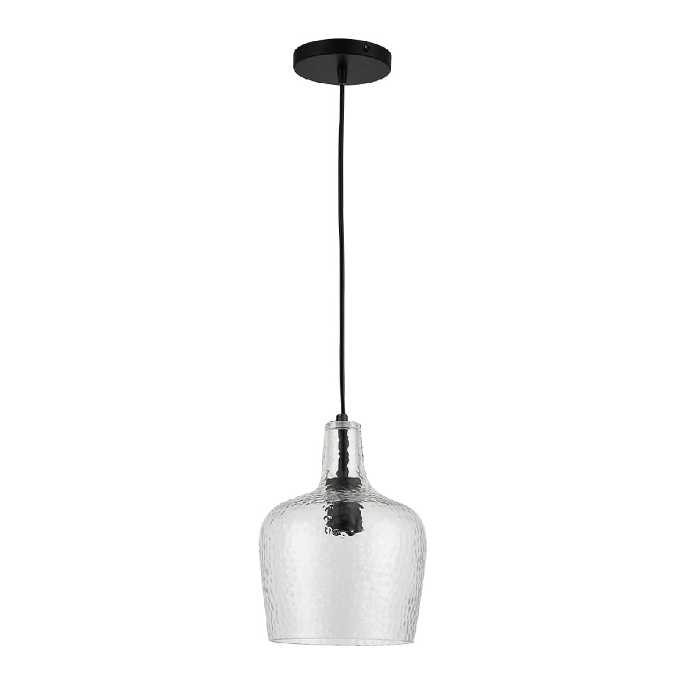 Lámpara de suspender CRESIDA II - 1 luz E27 - Acabado transparente