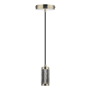 Lámpara de suspender - 1 luz E27 - Acabado hierro antiguo