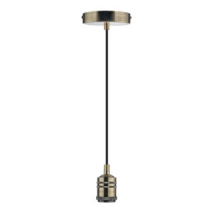 Lámpara de suspender - 1 luz E27 - Acabado hierro antiguo