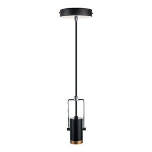 Lámpara de suspender - 1 luz E27 - Acabado Negro