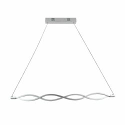Lámpara de suspender VELORUM - 22W - Acabado satinado - Luz cálida