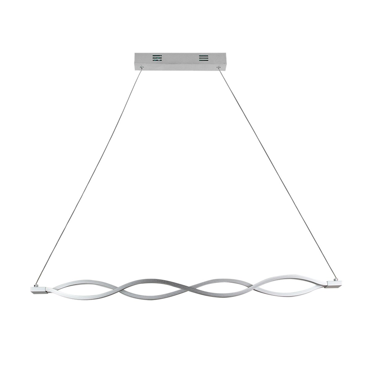 Lámpara de suspender VELORUM - 22W - Acabado satinado - Luz cálida