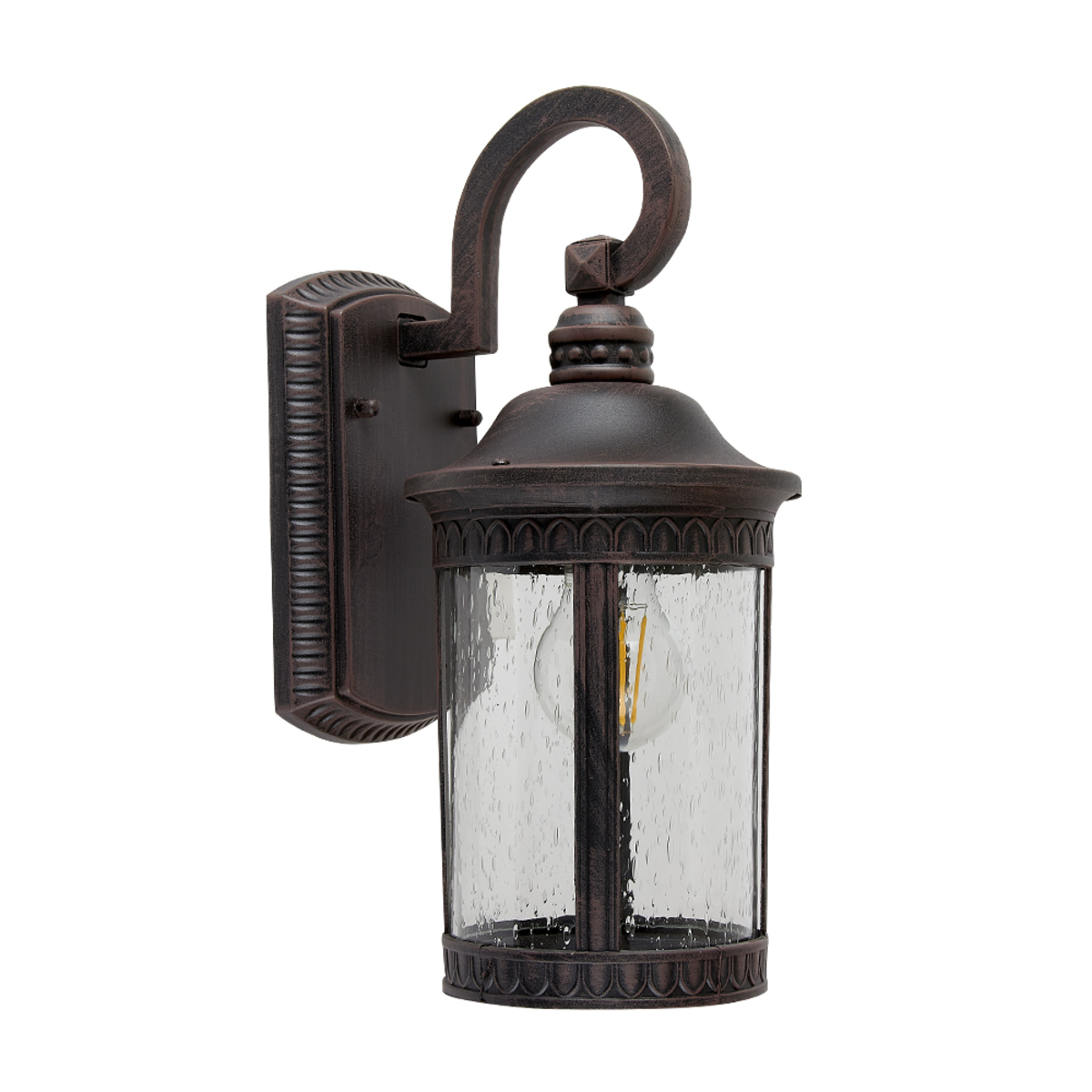 Farol de pared - Para 1 luz E27 - Acabado bronce antiguo