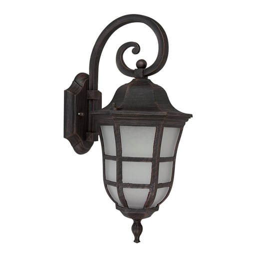 Farol de pared - Para 1 luz E27 - Acabado bronce antiguo