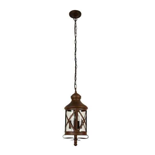 Farol para suspender - 2x26W - Para 2 luces E27 - Bronce Antiguo