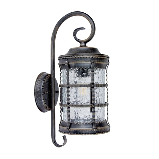 Farol de pared - Para 1 luz E27 - Acabado bronce antiguo