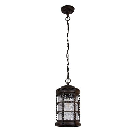 Farol para suspender - 26W - Para 1 luz E27 - Acabado Bronce Antiguo