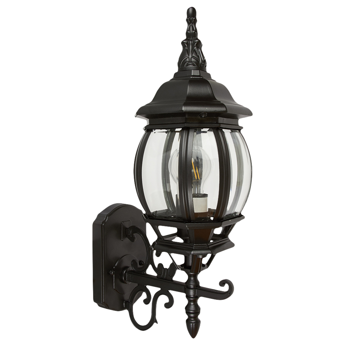 Farol de pared - Para Para 1 luz E27 - Acabado Negro