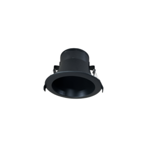 Ojo de buey empotrable LED - 14W - Acabado negro - Luz cálida