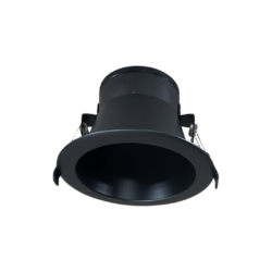 Ojo de buey empotrable LED - 28W - Acabado negro - Luz cálida
