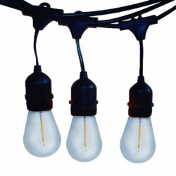 Serie LED vintage de 24 bombillas - Leds vintage tipo filamento - Luz cálida - 15.85m de largo