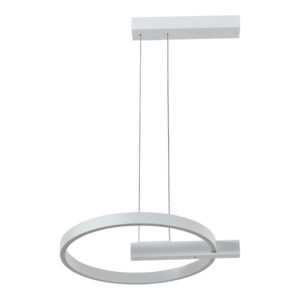 Lámpara de suspender AZORES - 34W - Acabado blanco - Luz cálida