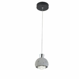 Lámpara de suspender PASCUA - 8W - Acabado negro/gris - Luz cálida